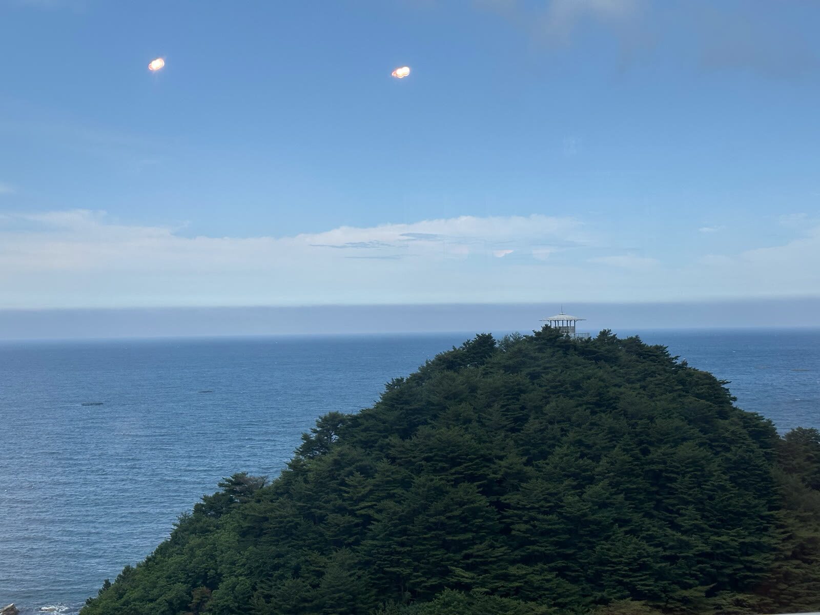르온다 20층 카페에서 본 죽도